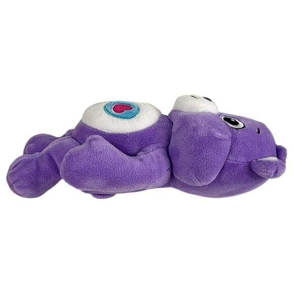Winking Care Bears Share Bear Plush 10” Purple Lollipops Stuffed Animal Toy - Picture 8 of 8